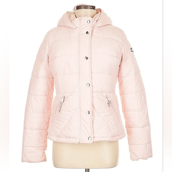 Hollister Jackets & Blazers - Hollister Vintage Pink Puffer Jacket With Soft Inside